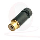 Rean NYS372P-BG FEMALE Phono RCA Connector Socket. Black Marking