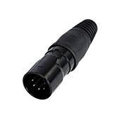 REAN RCX5M-Z-001-0 5 Pin Male XLR IP65 Cable Connector 