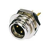 REAN RT3MP Mini 3 Pin XLR Circular Chassis Panel Mount Connector