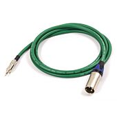 6m Van Damme Red Balanced Pro-Patch Cable, Silver Neutrik Bantam Jack to Mono Jack 