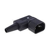 Schurter IEC C14 Angled Male Cable Mount. 4733.0000
