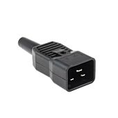 Schurter IEC C20 Male Cable Rewireable Hot Condition Plug. 4796.0000