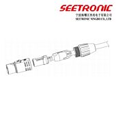 SEETRONIC 3 Pin Female XLR Connector. SCMF3. Microphone. Balanced. DMX. Speaker