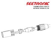 SEETRONIC 3 Pin Male XLR Connector. SCMM3. Microphone. Balanced. DMX. Speaker