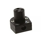 Bulgin PX0430SE Angled Mains Power Connector. 3amp