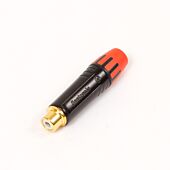 Seetronic MT390-2 Female Phono RCA Cinche Connector. HiFi Socket Jack. Red Marking