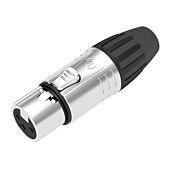 SEETRONIC 3 Pin Female XLR Connector. SCMF3. Microphone. Balanced. DMX. Speaker