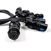 Socapex Spider - 16amp CEE Plug to 19 Pole Female Soca