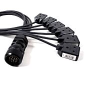 Socapex Spider - Male Socapex to Female 15amp Sockets