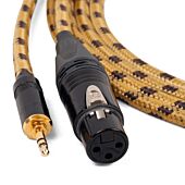 Sommer Club Series MKII Vintage Female XLR to 3.5mm Stereo Mini Jack Cable