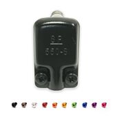 SquarePlug SP550-SBK Low Profile Stereo (TRS) Right Angled 6.35mm Jack. BLACK