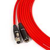 TA3 Style Mini XLR Cable. 3 Pin Female to male. REAN by Neutrik RT3