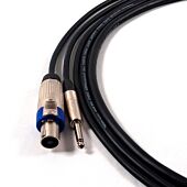 Tour Grade Van Damme Speakon to Mono Jack PA Speaker Cable.