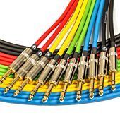 TRS Patch Lead. REAN by NEUTRIK Stereo or Balanced Cable. Jack to Jack Patch Cord