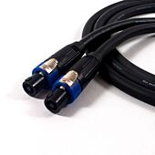 Van Damme (4 Pole) speakON to speakON Lead. Neutrik Metal NLT Black