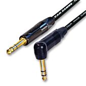Gold Neutrik Trs Jack to Trs Jack  black