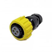 Van Damme PA Con 4 pole cable female lock ring connector