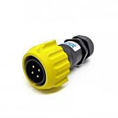 Van Damme PA Con 4 pole cable male lock ring connector