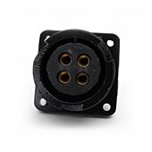 Van Damme PA Con 4 pole panel Female bayonet connector