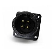 Van Damme PA Con 4 pole panel male bayonet connector