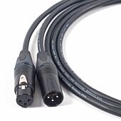Van Damme Smart Control 3 Pin DMX & AES 110hm XLR Lead. Long Distance.