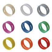 Neutrik Coloured XLR Rings. XX Series XXR Marking