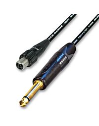 Peavey and Shure GLXD & SLX1 Wireless System Lead for Beltpacks. Gold Straight Jack.