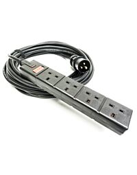 16amp CEE Plug to Domestic Socket (3x2.5mm) H07RN-F Tough Rubber Cable