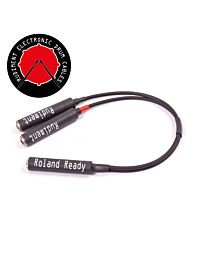 Roland Ready drum trigger splitter cable. Female to Females