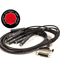 Drum Trigger Breakout Loom. DB25 to Jack Socket Tails. 1.2m