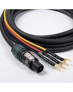 REL Acoustics 3 Wire Sub Speaker Cable Neutrik Speakon to Spade end Subwoofer