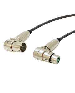 Belden Low Impedance Balanced XLR Lead. Angled Male to Angled Female. Active Monitor