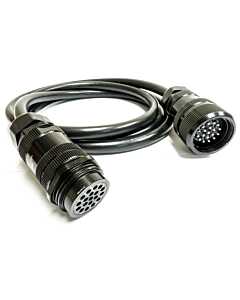 Socapex AC Mains Lighting cable. 1.5mm. 19 Pole. 6 Way Power Lead