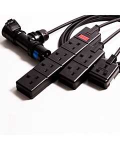 16amp T Connect Splitter to UK Socket Outlets (3x2.5mm) H07RN-F