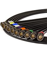 Van Damme 4K UHD 1080p & 2160p 6G Solid Video Coax Cable. Neutrik BNC