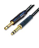  Neutrik 4.4mm TT Bantam Jack to 1/4" TRS Patch Leads. Van Damme Cables.