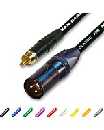 Male XLR to Phono RCA