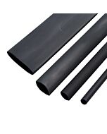 Black Adhesive Glue Lined Heatshrink. 3:1 Ratio. 3mm to 39mm Unshrunk Diameter.