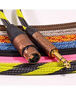 Mogami 2534 Female XLR to TRS Jack Lead. Techflex Braided. Neutrik Copper & Gold 