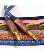 Mogami 2534 Balanced TRS Jack to Jack Lead. Techflex Braided. Neutrik Copper & Gold 