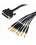 25 Pin D Sub to Neutrik 4.4mm TT Bantam Jacks. Serial db-25 MOGAMI Multicore 