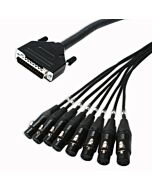 25 Pin D Sub to Female XLR Cable. Serial db-25 MOGAMI Multicore Snake Lead