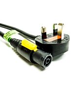 Neutrik TRUE 1 Molded Powercon to UK Plug. TOUGH H07RN-F cable