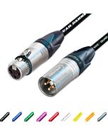 Neutrik EMC XLR to XLR Lead. Van Damme Starquad Cable. Balanced Boom Mic