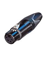 Neutrik 4 Pin NC4FXX-B Gold Female XLR Connector. Headphone Amp & DC power 