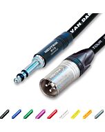 Neutrik B-Gauge GPO Bantam Jack and Male XLR Lead. Van Damme Cables