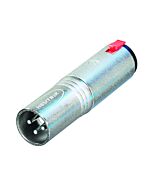 Neutrik NA3MJ 3 Pole XLR Male to TRS Quarter Female Jack Socket. Adaptor Converter