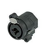 Neutrik NCJ6FI-S Combo XLR Female with Quarter TRS Jack Receptacle. Chassis Panel