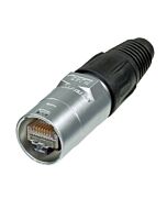 Neutrik NE8MX-1 Ethercon Connector. Silver Housing. RJ45 Case