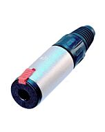 Neutrik NJ3FC6 TRS Socket. Silver Quarter female Jack connector